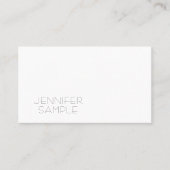 Minimale moderne professionele legante Sjabloon Visitekaartje (Voorkant)