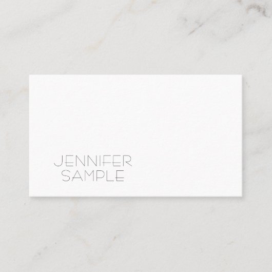 Minimale moderne professionele legante Sjabloon Visitekaartje (Voorkant)