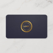 Minimale moderne, professionele Logo voor donker e Visitekaartje (Voorkant)