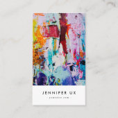 Minimale moderne professionele QR-code Visitekaartje (Voorkant)