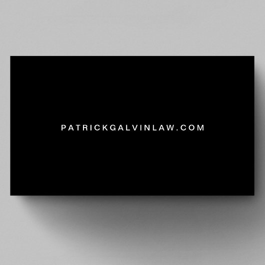 Minimale moderne professionele QR-code zwart Visitekaartje