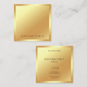 Minimale moderne professionele rendy Sjabloon top Vierkante Visitekaartje (Voorkant / Achterkant)