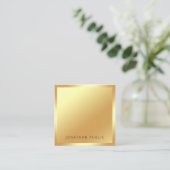 Minimale moderne professionele rendy Sjabloon top Vierkante Visitekaartje (Staand voorkant)