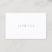 Minimale moderne professionele Sjabloon legant Visitekaartje (Voorkant)