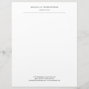 Minimale moderne professionele speelruimte briefhoofd