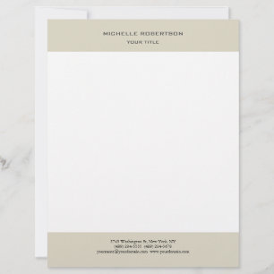 Minimale moderne professionele speelruimte briefhoofd