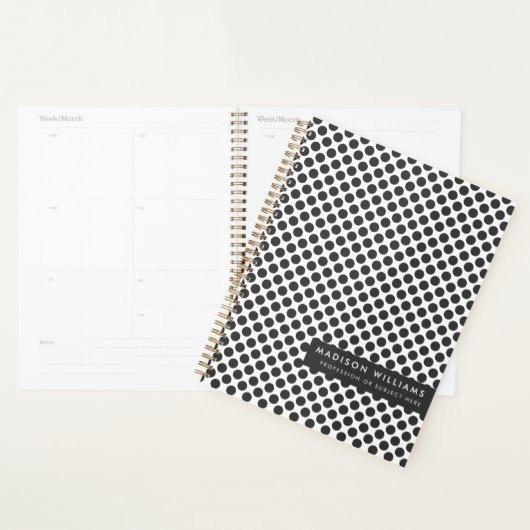 Minimale moderne puntplanner planner (Display)