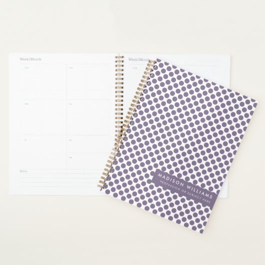 Minimale moderne puntplanner planner (Display)