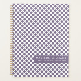 Minimale moderne puntplanner planner