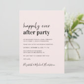 Minimale moderne QR-code roze bruiloft Kaart (Staand voorkant)