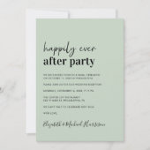 Minimale moderne QR-code Sage Weddenschappen Kaart (Voorkant)