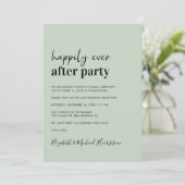 Minimale moderne QR-code Sage Weddenschappen Kaart (Staand voorkant)