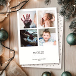 Minimale moderne quote | 4 foto collage Instagram Feestdagenkaart<br><div class="desc">Deze moderne seizoen groeten schijnen door hun mooie gevoelens en uitspraken - en hun ruim witte vlak. De schitterend simpele feestdagen fotokaart legt vier kostbare momenten vast in een foto collage terwijl minimale typografie 'Houd deze tijd dicht bij je hart' leest boven de naam en het jaar van uw familie....</div>