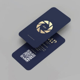 Minimale moderne reisgids voor avontuur Qr-code Visitekaartje