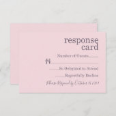 Minimale moderne reiskaart RSVP kaartje (Voorkant / Achterkant)