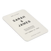 Minimale moderne ridder sparen de Datum Magneet (Rechterzijde)