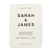 Minimale moderne ridder sparen de Datum Magneet (Verticaal)