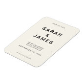 Minimale moderne ridder sparen de Datum Magneet (Linkerzijde)