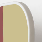 Minimale moderne Rode Retrostripes Pickleball Paddle (Links Detail)