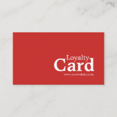 Minimale moderne Rode Witte Schoonheid Loyalty (Voorkant)