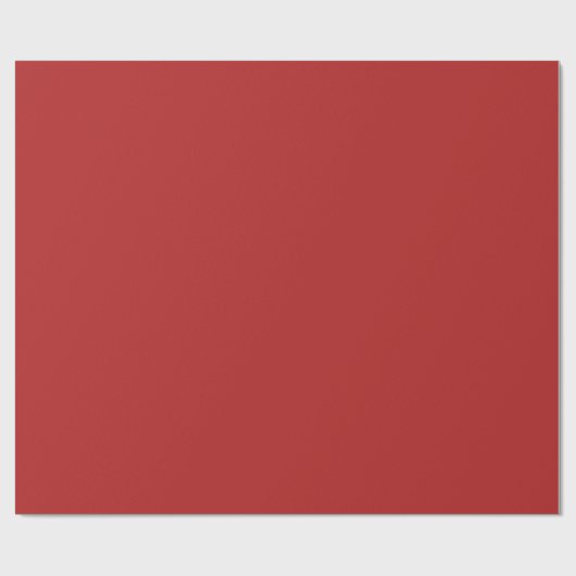 Minimale, moderne, roodbruine, stevige kleuren cadeaupapier (Vlak)