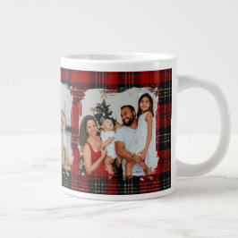 Minimale Moderne Rustieke Familie Foto Kerstmis  Grote Koffiekop