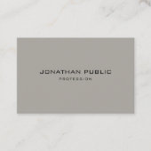 Minimale moderne, schone Sjabloon Visitekaartje (Voorkant)