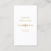 Minimale moderne sterren Amethyst mystieke motorfa Visitekaartje (Voorkant)