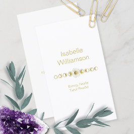 Minimale moderne sterren Amethyst mystieke motorfa Visitekaartje