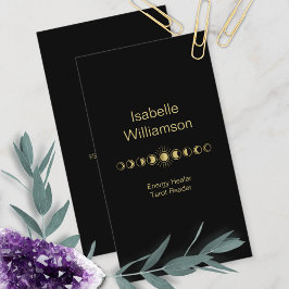 Minimale moderne sterren Amethyst mystieke motorfa Visitekaartje