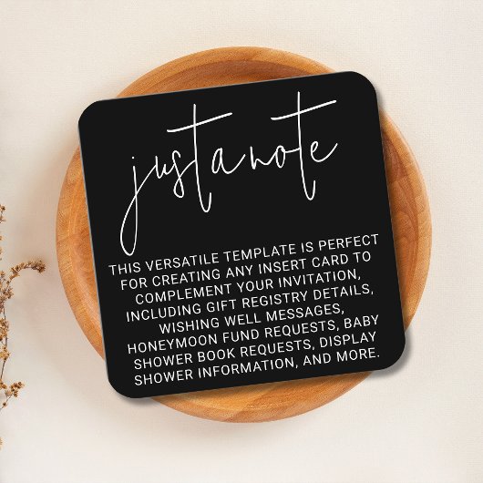 Minimale moderne stijlvolle eenvoudige slechts een informatiekaartje