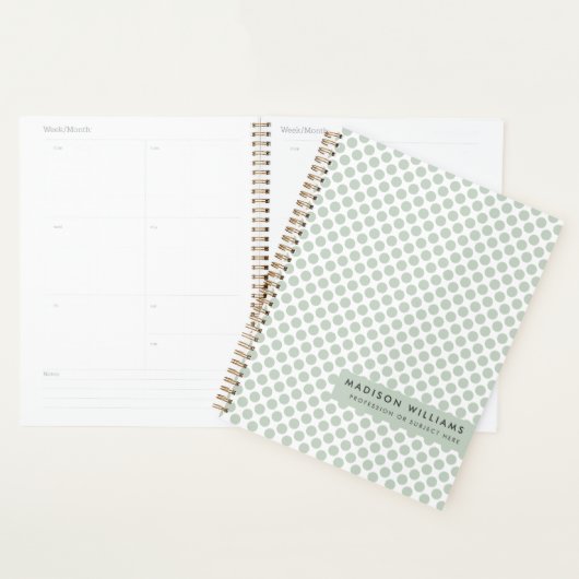 Minimale Moderne Stip Planner (Display)