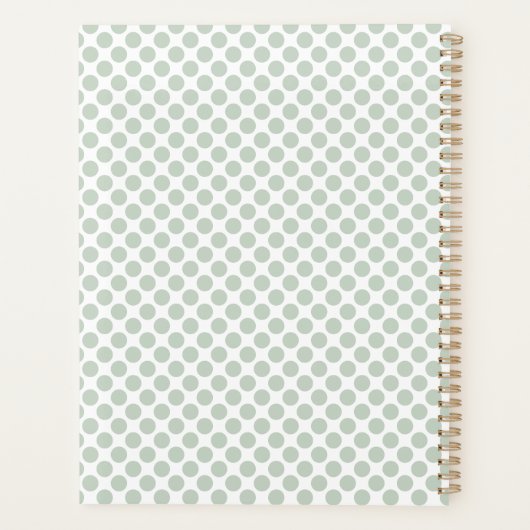 Minimale Moderne Stip Planner (Achterkant)