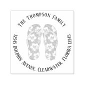 Minimale moderne Teenslippers met eenvoudige vormg Zelfinktende Stempel (Design)