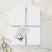 Minimale moderne tropische weddenschap cadeaulabel (Met Touw)