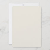 Minimale Moderne Trouw Uitnodiging – Elegante JP (Achterkant)