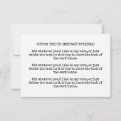 minimale moderne typemachine tekst eenvoudig kraft bedankkaart (Achterkant)