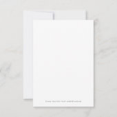 Minimale moderne Typografie Event Postponed Card Aankondiging (Achterkant)