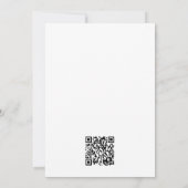 Minimale moderne typografie foto bruiloft opslaan save the date (Achterkant)