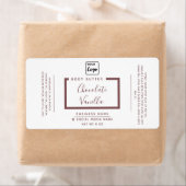 Minimale moderne typografie wit logo l etiket (Insitu)