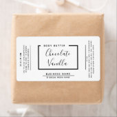 Minimale moderne typografie, wit product label (Insitu)