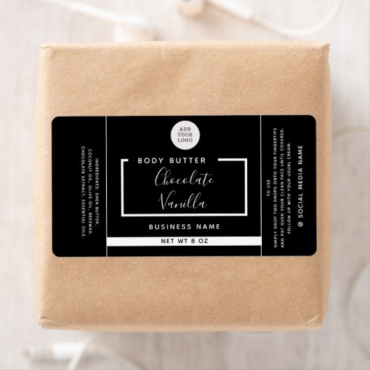 Minimale moderne typografie zwart logo l etiket (Insitu)