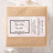 Minimale moderne typografische marmer etiket (Insitu)