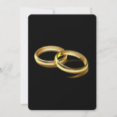 Minimale moderne uitnodiging tot huwelijk (Achterkant)