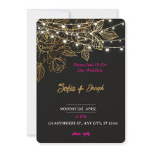 Minimale moderne uitnodiging tot huwelijk