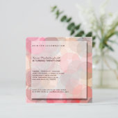 Minimale moderne uitnodiging van de 21ste verjaard (Staand voorkant)