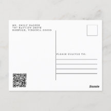 Minimale Moderne Uitnodiging van de Bridal van het