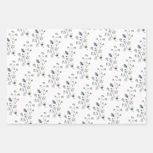 Minimale moderne, unieke, elegante feestdag inpakpapier vel (Voorkant)