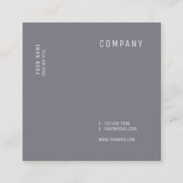 Minimale moderne, veelzijdige vierkaarten vierkante visitekaartje