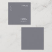 Minimale moderne, veelzijdige vierkaarten vierkante visitekaartje (Voorkant / Achterkant)